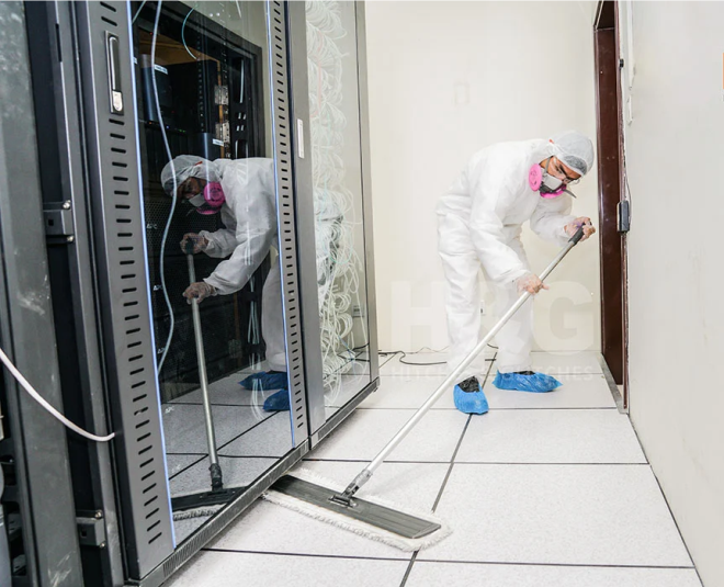 Data Centre Deep Cleaning and ISO Class 8 Preparation installation reference 2